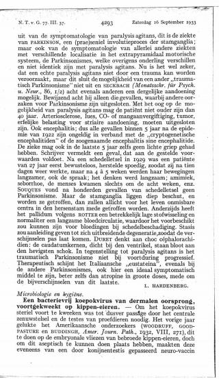 Eerste pagina van het artikel zoals het is gepubliceerd in het tijdschrift