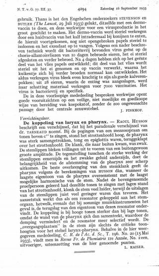 Eerste pagina van het artikel zoals het is gepubliceerd in het tijdschrift