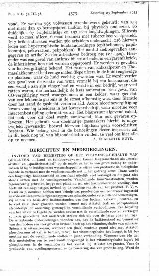 Eerste pagina van het artikel zoals het is gepubliceerd in het tijdschrift