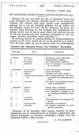 Eerste pagina van het artikel zoals het is gepubliceerd in het tijdschrift