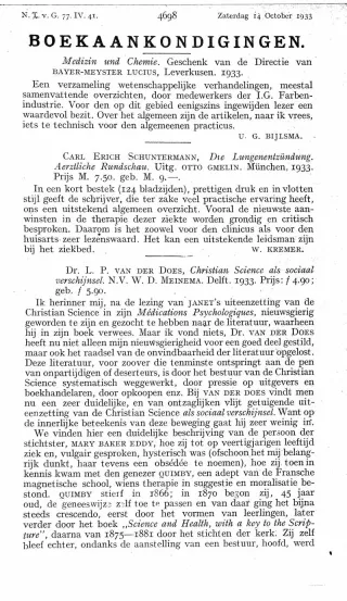 Eerste pagina van het artikel zoals het is gepubliceerd in het tijdschrift