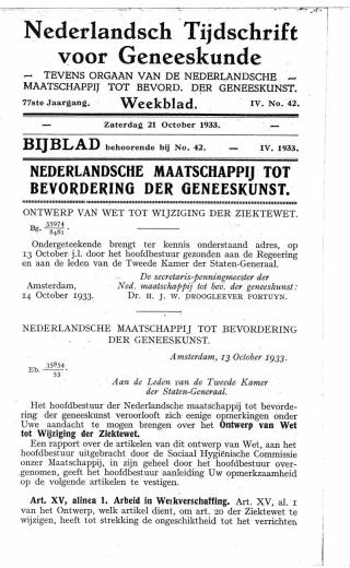 Eerste pagina van het artikel zoals het is gepubliceerd in het tijdschrift