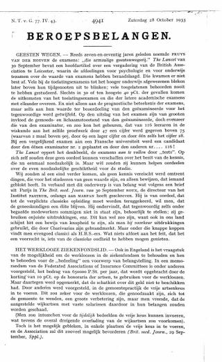 Eerste pagina van het artikel zoals het is gepubliceerd in het tijdschrift