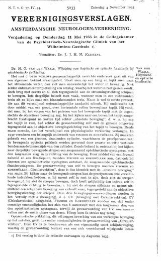 Eerste pagina van het artikel zoals het is gepubliceerd in het tijdschrift