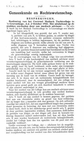 Eerste pagina van het artikel zoals het is gepubliceerd in het tijdschrift