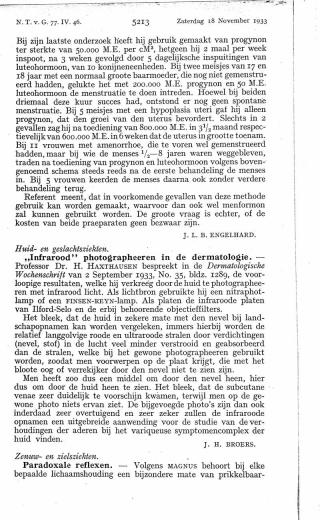 Eerste pagina van het artikel zoals het is gepubliceerd in het tijdschrift