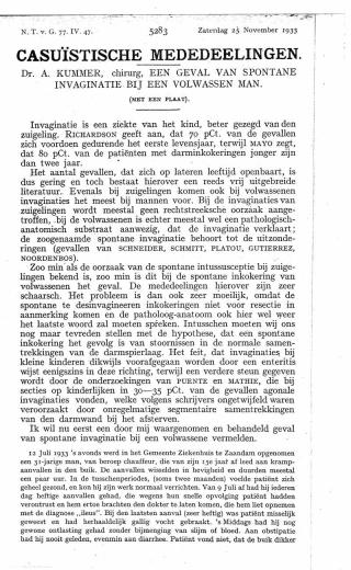 Eerste pagina van het artikel zoals het is gepubliceerd in het tijdschrift