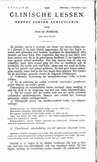 Eerste pagina van het artikel zoals het is gepubliceerd in het tijdschrift