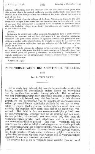 Eerste pagina van het artikel zoals het is gepubliceerd in het tijdschrift