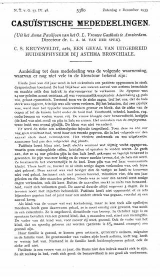 Eerste pagina van het artikel zoals het is gepubliceerd in het tijdschrift