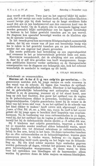 Eerste pagina van het artikel zoals het is gepubliceerd in het tijdschrift