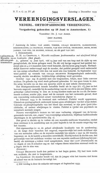 Eerste pagina van het artikel zoals het is gepubliceerd in het tijdschrift