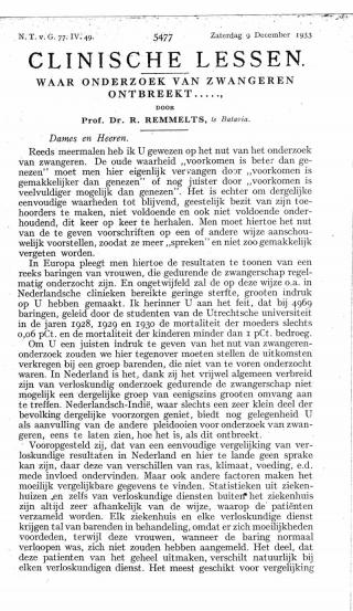 Eerste pagina van het artikel zoals het is gepubliceerd in het tijdschrift