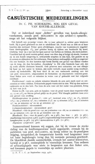 Eerste pagina van het artikel zoals het is gepubliceerd in het tijdschrift