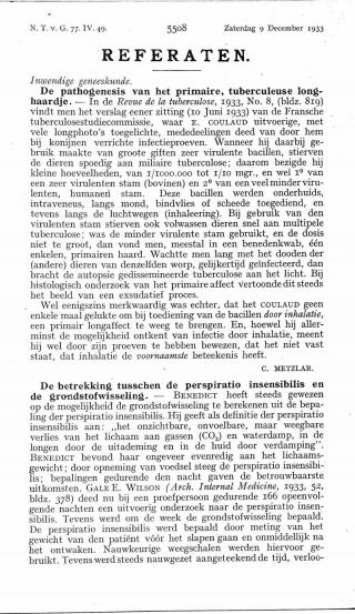 Eerste pagina van het artikel zoals het is gepubliceerd in het tijdschrift