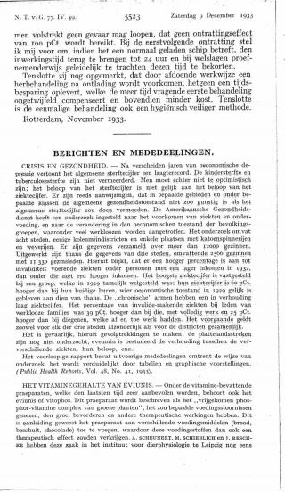 Eerste pagina van het artikel zoals het is gepubliceerd in het tijdschrift