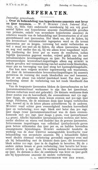 Eerste pagina van het artikel zoals het is gepubliceerd in het tijdschrift