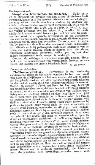 Eerste pagina van het artikel zoals het is gepubliceerd in het tijdschrift