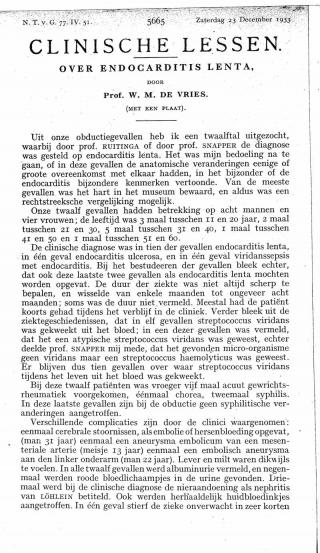 Eerste pagina van het artikel zoals het is gepubliceerd in het tijdschrift