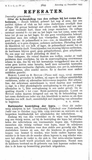 Eerste pagina van het artikel zoals het is gepubliceerd in het tijdschrift