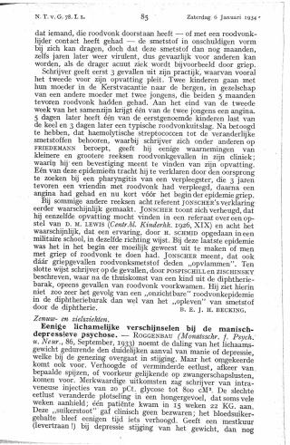 Eerste pagina van het artikel zoals het is gepubliceerd in het tijdschrift