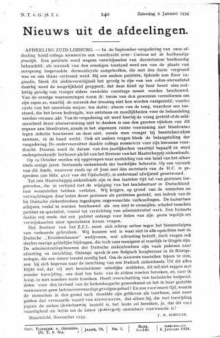 Eerste pagina van het artikel zoals het is gepubliceerd in het tijdschrift