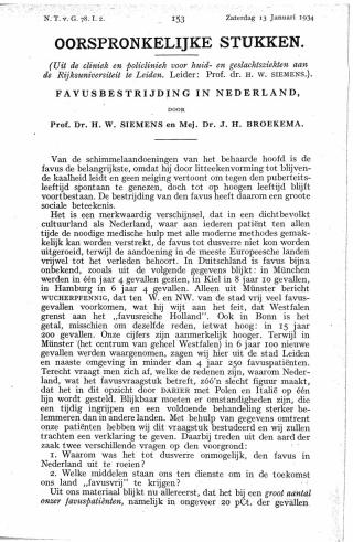 Eerste pagina van het artikel zoals het is gepubliceerd in het tijdschrift