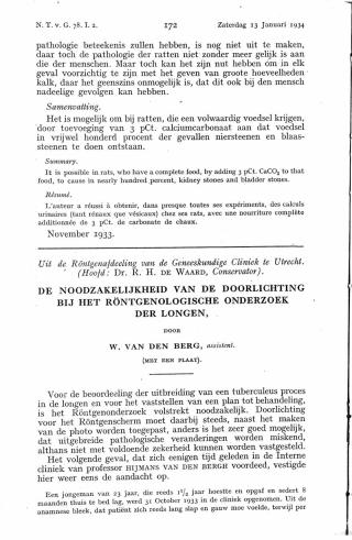 Eerste pagina van het artikel zoals het is gepubliceerd in het tijdschrift