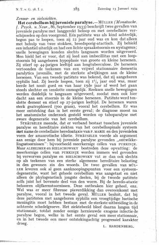 Eerste pagina van het artikel zoals het is gepubliceerd in het tijdschrift