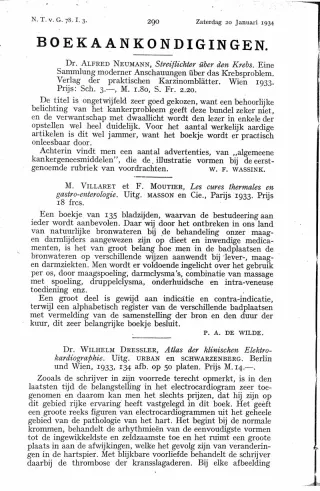 Eerste pagina van het artikel zoals het is gepubliceerd in het tijdschrift