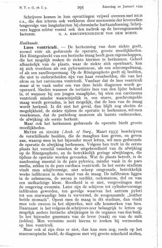 Eerste pagina van het artikel zoals het is gepubliceerd in het tijdschrift