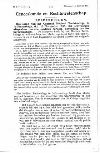 Eerste pagina van het artikel zoals het is gepubliceerd in het tijdschrift