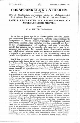 Eerste pagina van het artikel zoals het is gepubliceerd in het tijdschrift