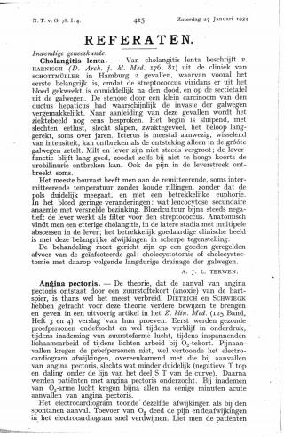 Eerste pagina van het artikel zoals het is gepubliceerd in het tijdschrift