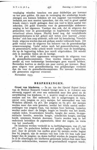 Eerste pagina van het artikel zoals het is gepubliceerd in het tijdschrift