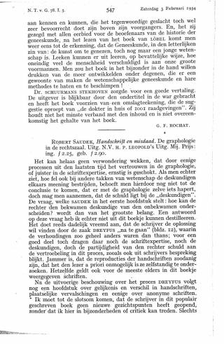 Eerste pagina van het artikel zoals het is gepubliceerd in het tijdschrift