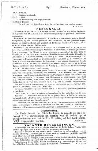 Eerste pagina van het artikel zoals het is gepubliceerd in het tijdschrift