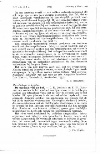 Eerste pagina van het artikel zoals het is gepubliceerd in het tijdschrift