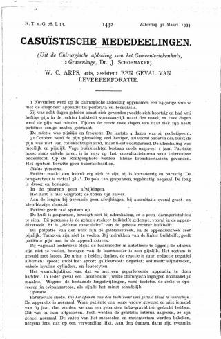 Eerste pagina van het artikel zoals het is gepubliceerd in het tijdschrift