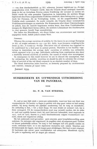 Eerste pagina van het artikel zoals het is gepubliceerd in het tijdschrift