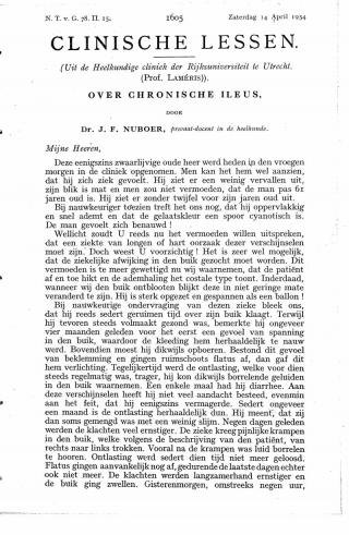 Eerste pagina van het artikel zoals het is gepubliceerd in het tijdschrift