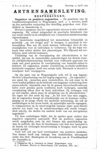 Eerste pagina van het artikel zoals het is gepubliceerd in het tijdschrift