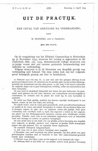 Eerste pagina van het artikel zoals het is gepubliceerd in het tijdschrift