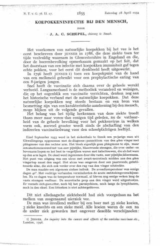 Eerste pagina van het artikel zoals het is gepubliceerd in het tijdschrift