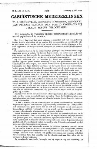 Eerste pagina van het artikel zoals het is gepubliceerd in het tijdschrift