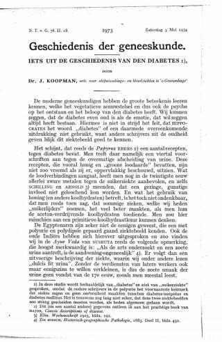 Eerste pagina van het artikel zoals het is gepubliceerd in het tijdschrift