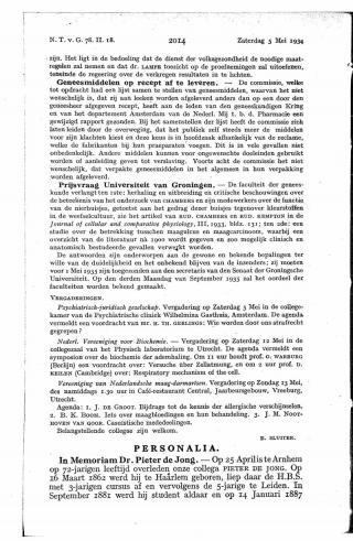 Eerste pagina van het artikel zoals het is gepubliceerd in het tijdschrift