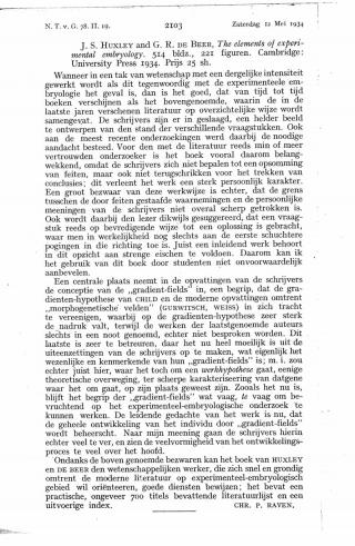 Eerste pagina van het artikel zoals het is gepubliceerd in het tijdschrift