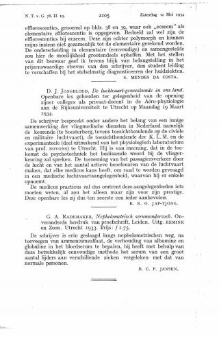 Eerste pagina van het artikel zoals het is gepubliceerd in het tijdschrift