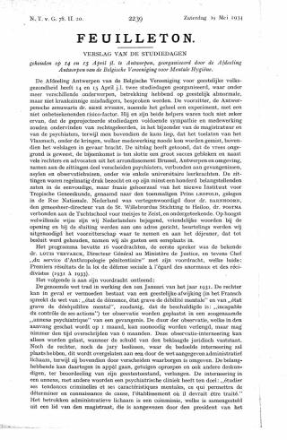 Eerste pagina van het artikel zoals het is gepubliceerd in het tijdschrift